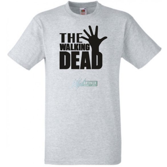 Kitárt kéz - Walking Dead stílus férfi rövid ujjú póló