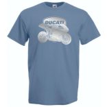 Motor fan Ducati minima férfi rövid ujjú póló