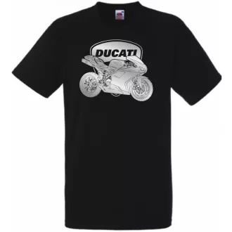 Motor fan Ducati minima férfi rövid ujjú póló