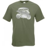 Motor fan Ducati minima férfi rövid ujjú póló