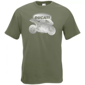 Motor fan Ducati minima férfi rövid ujjú póló