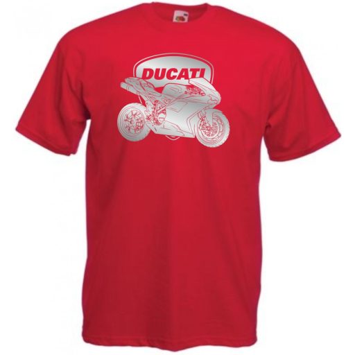 Motor fan Ducati minima férfi rövid ujjú póló