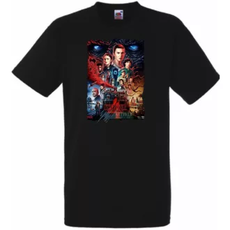 4 évad - Stranger Things stílus gyerek rövid ujjú póló