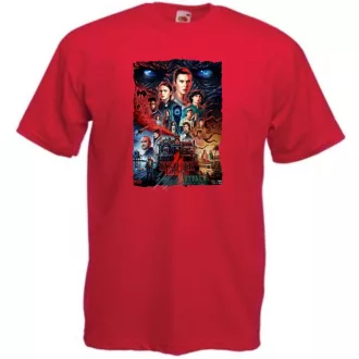 4 évad - Stranger Things stílus gyerek rövid ujjú póló