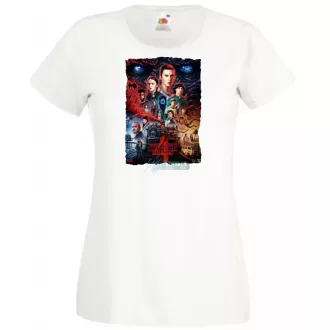 4 évad - Stranger Things stílus női rövid ujjú póló