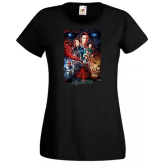 4 évad - Stranger Things stílus női rövid ujjú póló