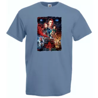 4 évad - Stranger Things stílus férfi rövid ujjú póló