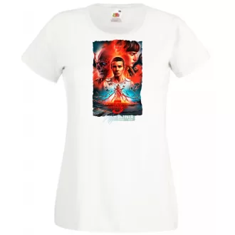 5 évad - Stranger Things stílus női rövid ujjú póló