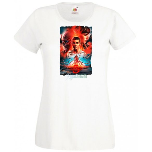 5 évad - Stranger Things stílus női rövid ujjú póló