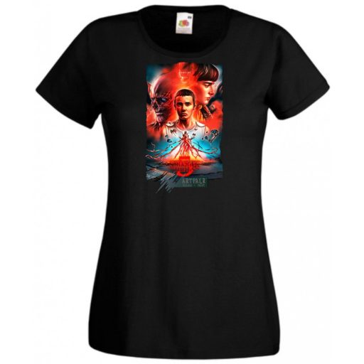 5 évad - Stranger Things stílus női rövid ujjú póló