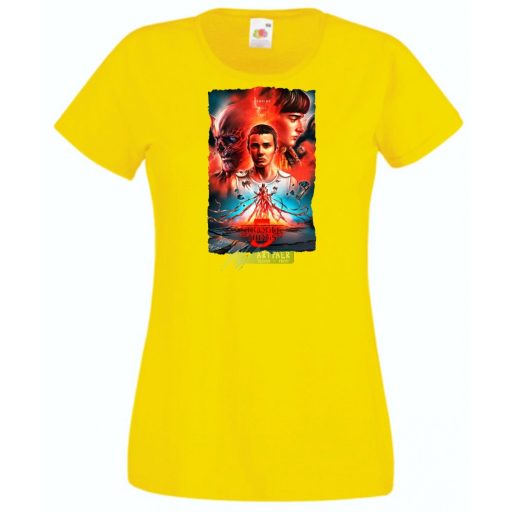 5 évad - Stranger Things stílus női rövid ujjú póló