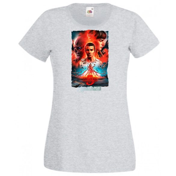 5 évad - Stranger Things stílus női rövid ujjú póló