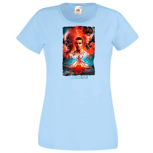 5 évad - Stranger Things stílus női rövid ujjú póló