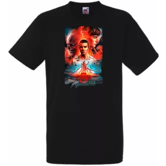 5 évad - Stranger Things stílus férfi rövid ujjú póló
