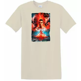 5 évad - Stranger Things stílus férfi rövid ujjú póló