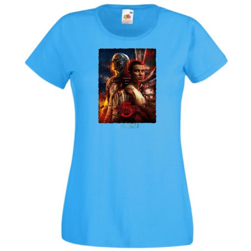 FanArt  Idegen dolgok 5 - Stranger Things stílus női rövid ujjú póló