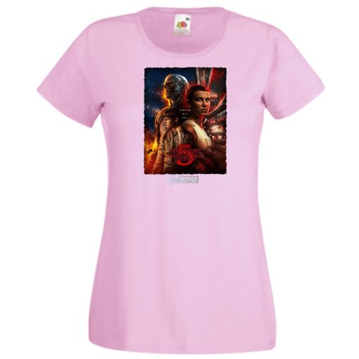 FanArt  Idegen dolgok 5 - Stranger Things stílus női rövid ujjú póló