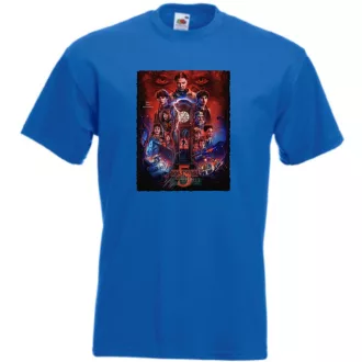   FanArt  Idegen dolgok 5 - Stranger Things stílus férfi rövid ujjú póló II.