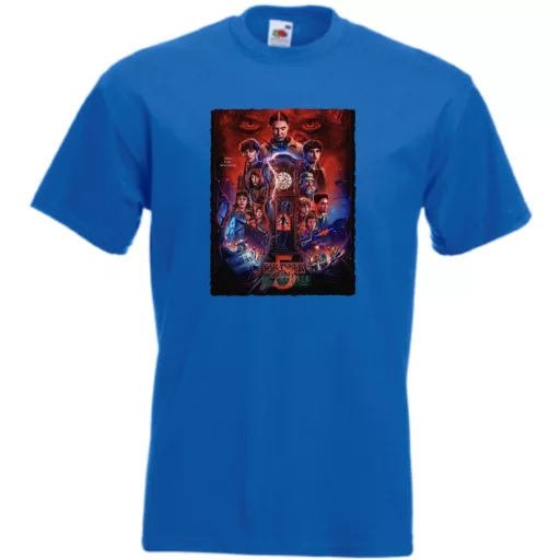 FanArt  Idegen dolgok 5 - Stranger Things stílus férfi rövid ujjú póló II.