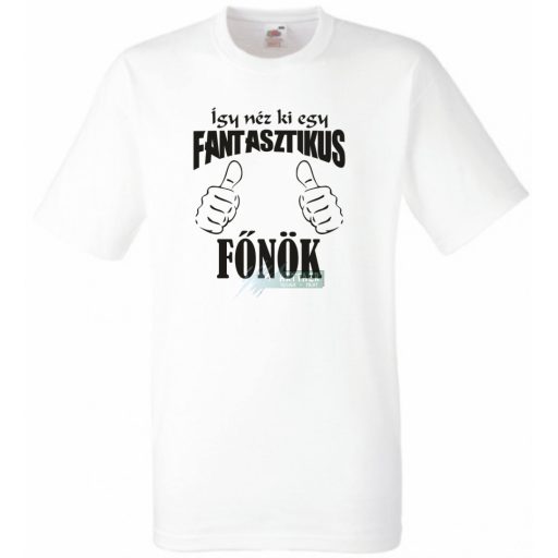 Így néz ki egy fantasztikus - főnök férfi rövid ujjú póló