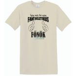 Így néz ki egy fantasztikus - főnök férfi rövid ujjú póló