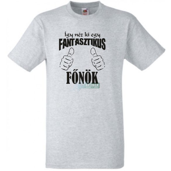 Így néz ki egy fantasztikus - főnök férfi rövid ujjú póló