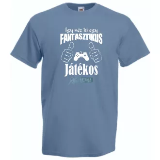   Így néz ki egy fantasztikus - játékos férfi rövid ujjú póló