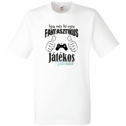 Így néz ki egy fantasztikus - játékos férfi rövid ujjú póló