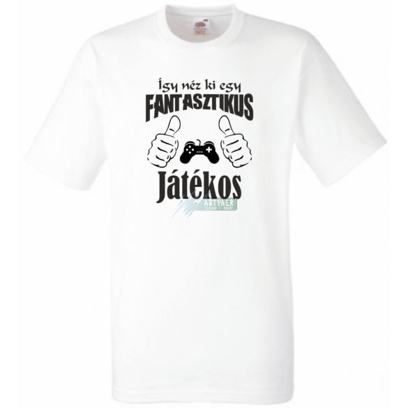 Így néz ki egy fantasztikus - játékos férfi rövid ujjú póló