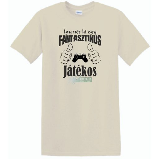 Így néz ki egy fantasztikus - játékos férfi rövid ujjú póló