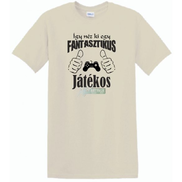 Így néz ki egy fantasztikus - játékos férfi rövid ujjú póló