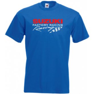 Motor fan Suzuki Racing férfi rövid ujjú póló