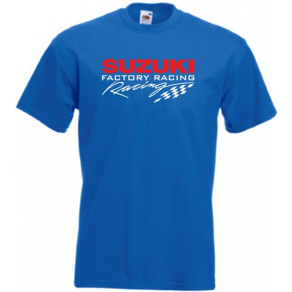 Motor fan Suzuki Racing férfi rövid ujjú póló