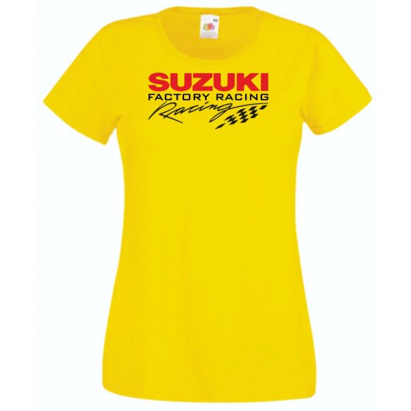 Motor fan Suzuki Racing női rövid ujjú póló