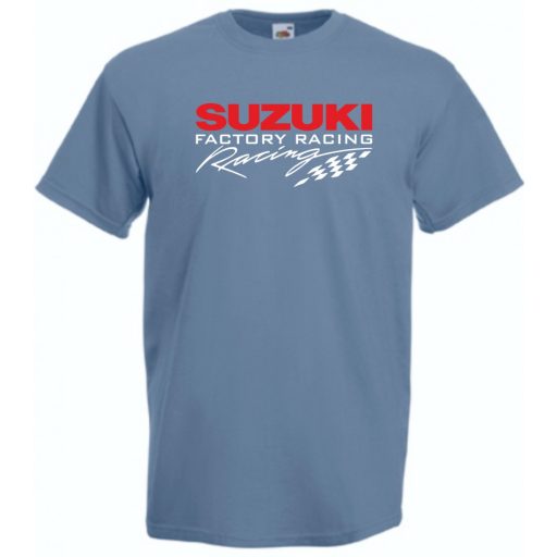 Motor fan Suzuki Racing férfi rövid ujjú póló