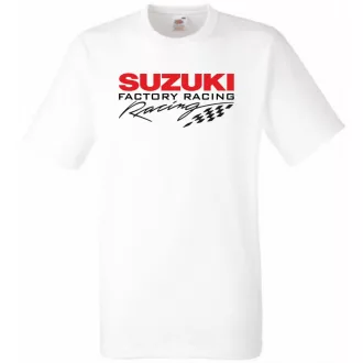 Motor fan Suzuki Racing férfi rövid ujjú póló