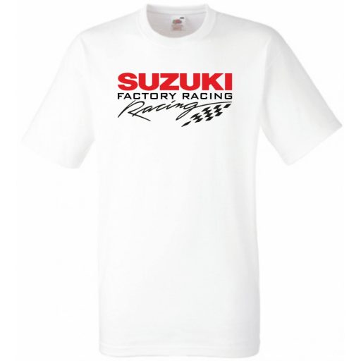 Motor fan Suzuki Racing férfi rövid ujjú póló