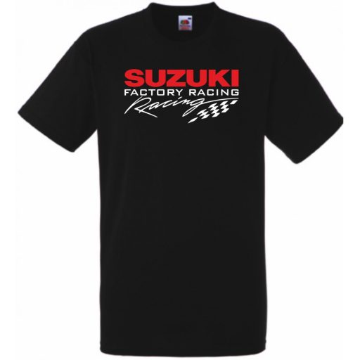 Motor fan Suzuki Racing férfi rövid ujjú póló
