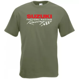 Motor fan Suzuki Racing férfi rövid ujjú póló