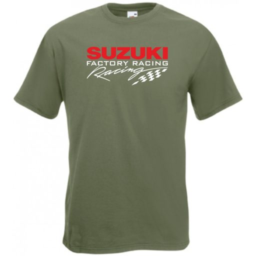 Motor fan Suzuki Racing férfi rövid ujjú póló