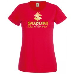 Motor fan Suzuki - Az utak királya női rövid ujjú póló