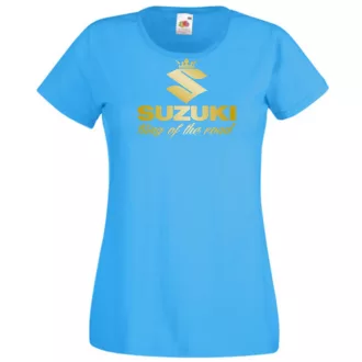 Motor fan Suzuki - Az utak királya női rövid ujjú póló