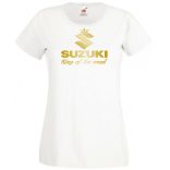 Motor fan Suzuki - Az utak királya női rövid ujjú póló
