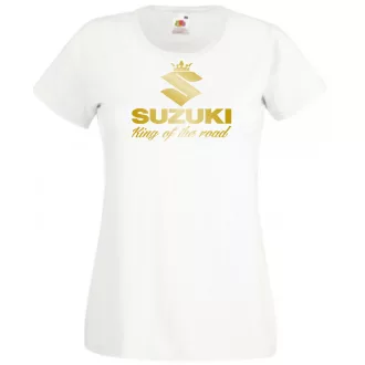 Motor fan Suzuki - Az utak királya női rövid ujjú póló