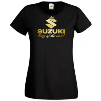 Motor fan Suzuki - Az utak királya női rövid ujjú póló