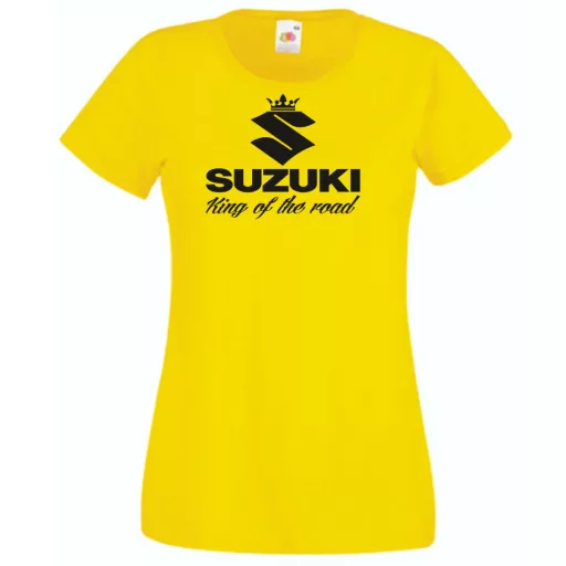Motor fan Suzuki - Az utak királya női rövid ujjú póló