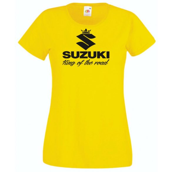 Motor fan Suzuki - Az utak királya női rövid ujjú póló