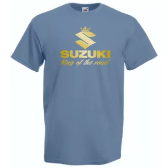   Motor fan Suzuki - Az utak királya férfi rövid ujjú póló