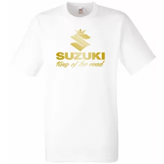   Motor fan Suzuki - Az utak királya férfi rövid ujjú póló
