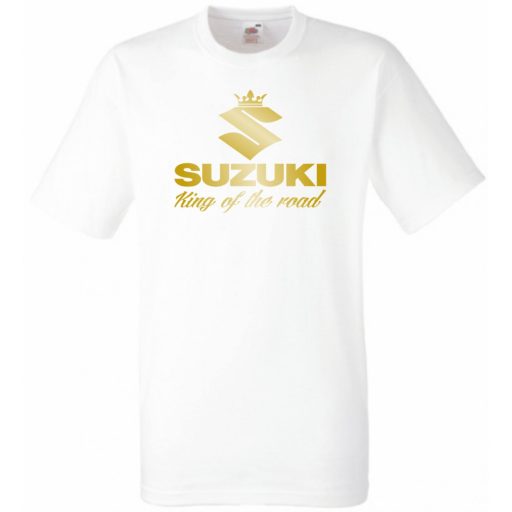 Motor fan Suzuki - Az utak királya férfi rövid ujjú póló